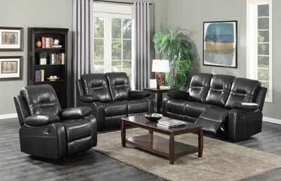 NAPOLEAN RECLINER SERIES BLACK